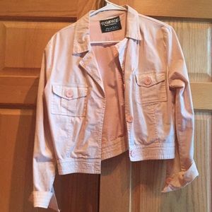 Light pink jean jacket